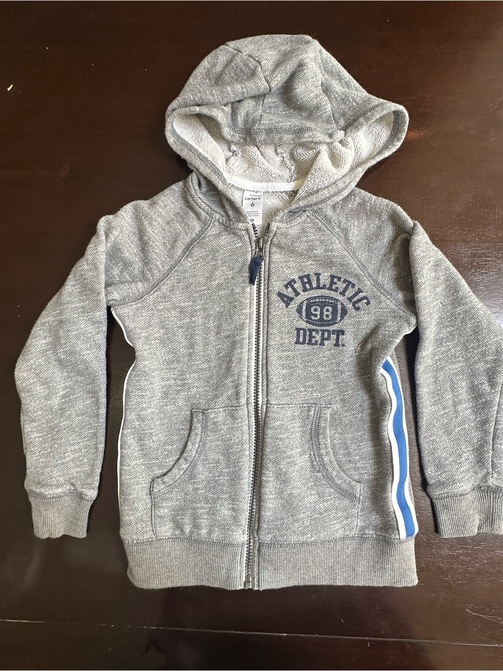 Carter's Grey Hoodie for boys  size 6